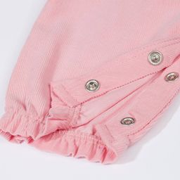 mothercare Corduroy Dungarees with Dot Print Bodysuit image 5