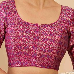 soch Geometric Woven Front Open Blouse image 5