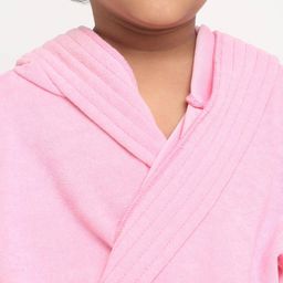 creeva Hooded Bathrobe with Pocket & Adjustable Belt image 5