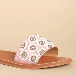 acai Embellished Slip-On Sandals image 5
