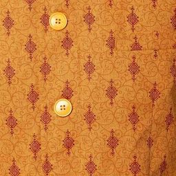 peter england Men Leaf Print Regular Fit Nehru Jacket image 5