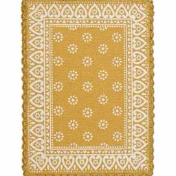 saral home Set of 5 Printed Table Runner & Placemats Set image 5