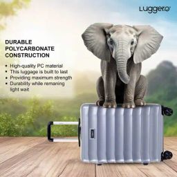 luggero Hard Body Trolley Bag with Number Lock System image 5