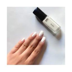 ellement co. Pack of 2 by 24K Rose Blanc and Pink Champagne Vegan Nail Lacquer Set image 5