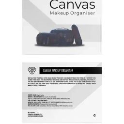 pac Pack of 3 Canvas Makeup Organiser Set image 5
