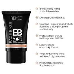 renee 7-In-1 Face Base BB Cream SPF 30 - B04 Cinnamon image 5