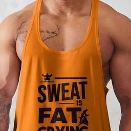 bab Men Pack of 2 Typographic Print Sleeveless Vests image 5