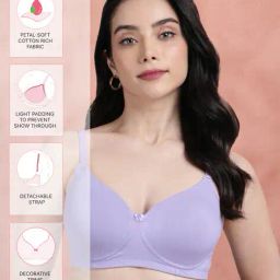 susie Non-Wired Lightly-Padded Bra with Adjustable Strap image 5