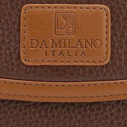 da milano Women Snake-Embossed Wallet with Snap Button Closure image 5