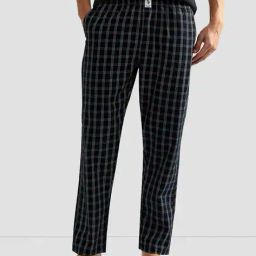 u.s. polo assn. Men Checked OELP5 Relaxed Fit Pyjamas image 5