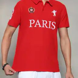 Shein Typographic Placement Print Polo Tshirt-image-59