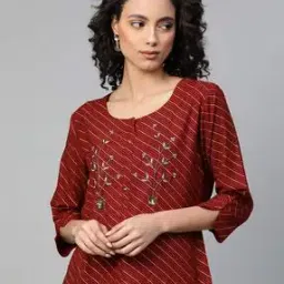 Embellished Round-Neck Top-image-8