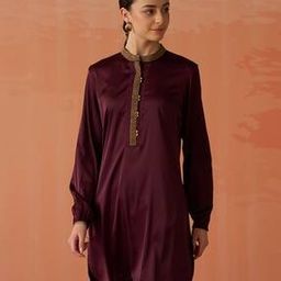 Women Embroidered Relaxed Fit Tunic-picture-25