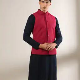 Slim Fit Nehru Jacket-52