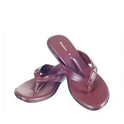 Thong-Strap Flip Flops with Buckle Accent-picture-31