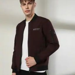 Men Regular Fit Bomber Jacket-picture-47