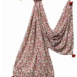 Women Printed Dupatta with Tassels-20