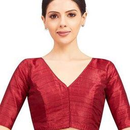 Women V-Neck Front-Open Blouse-image-83