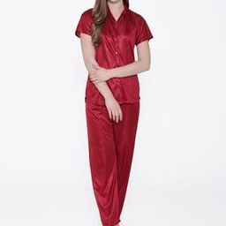 Satin Shirt with Pyjamas-image-56