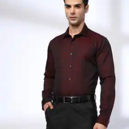 Men Slim Fit Cotton Shirt-image-87