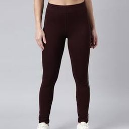 Women Fitted Track Pants with Elasticated Waist-image-46