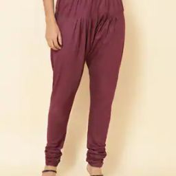 Women Churidars with Elasticated Waist-image-7