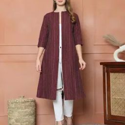 Women Striped Regular Fit Shrug-43