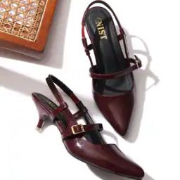 Women Round-Toe Slip-On Stilettos-image-4