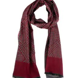 the tie hub Printed Men Scarf with Fringed Hem-picture-40