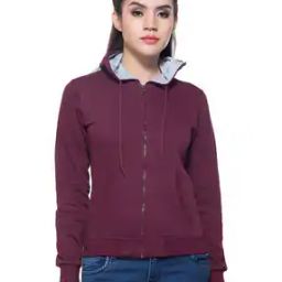 Zip-Front Hoodie with Insert Pockets-picture-9