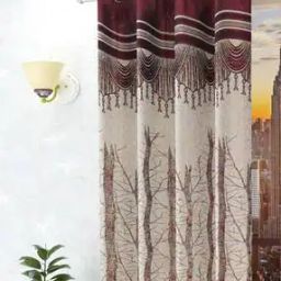 Pack of 1 Jacquard Jute Curtain-19