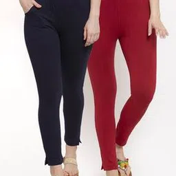 tag 7 plus Elasticated Waistband Basic Leggings-picture-34