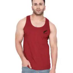 Logo Print Sleeveless Vest-image-91