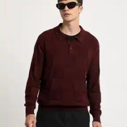 Men Checked Regular Fit Polo T-Shirt-picture-15
