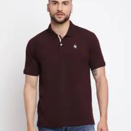 Logo Print T-Shirt with Collar-image-66