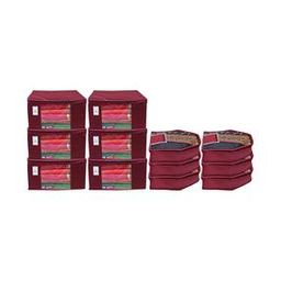 Set of 12 Saree & Blouse Storage Organisers-image-54