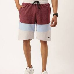 Men Colourblock Regular Fit Shorts-image-20
