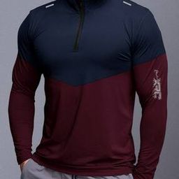Men Colourblock High-Neck T-Shirt-picture-48