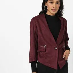 Jacket with Front Zipped Pockets-image-13