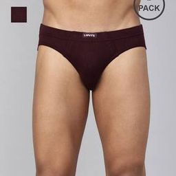Pack of 2 Men Briefs with Elasticated Waist-image-75