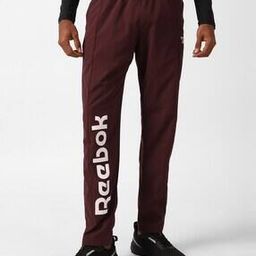 Brand Print Straight Track Pants with Insert Pockets-image-110