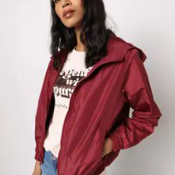 Zip-Front Jacket with Slip Pockets-image-55