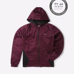 Colourblock Zip-Front Hooded Jacket-picture-33