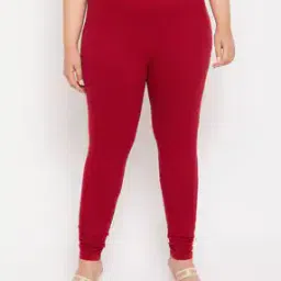 Ankle-Length Leggings with Elasticated Waist-image-30