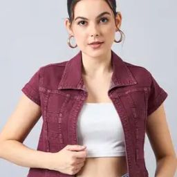 Women Regular Fit Front-Open Shrug-13