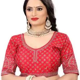 Women Embellished Back-Open Blouse-image-34