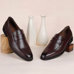 Men Flat Heel Slip-On Formal Shoe-image-50