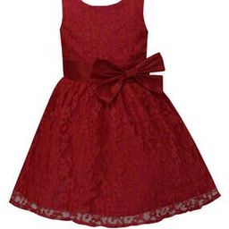Girls Fit & Flare Dress with Waist Tie-Up-image-31