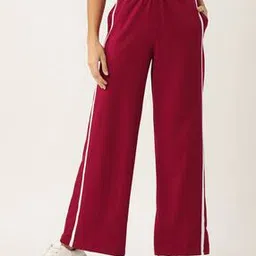 femea Women Flared Track Pants with Insert Pcokets-picture-14
