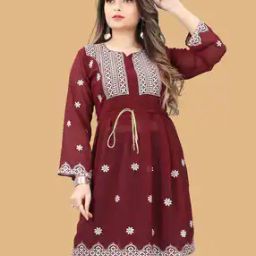 Embroidered Straight Kurta-image-44